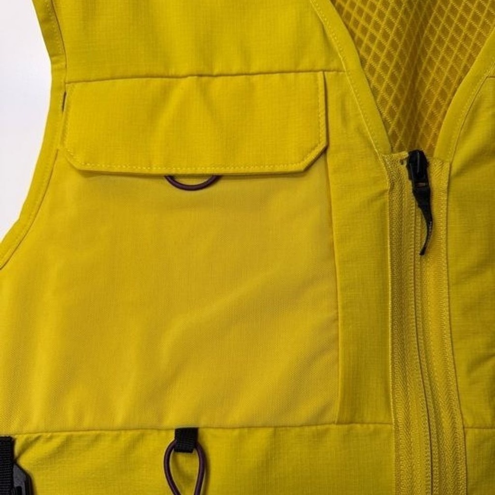 The North Face Class V Utility Vest Silt Yellow Gorpcore Hiking Size Medium - Picture 4 of 16